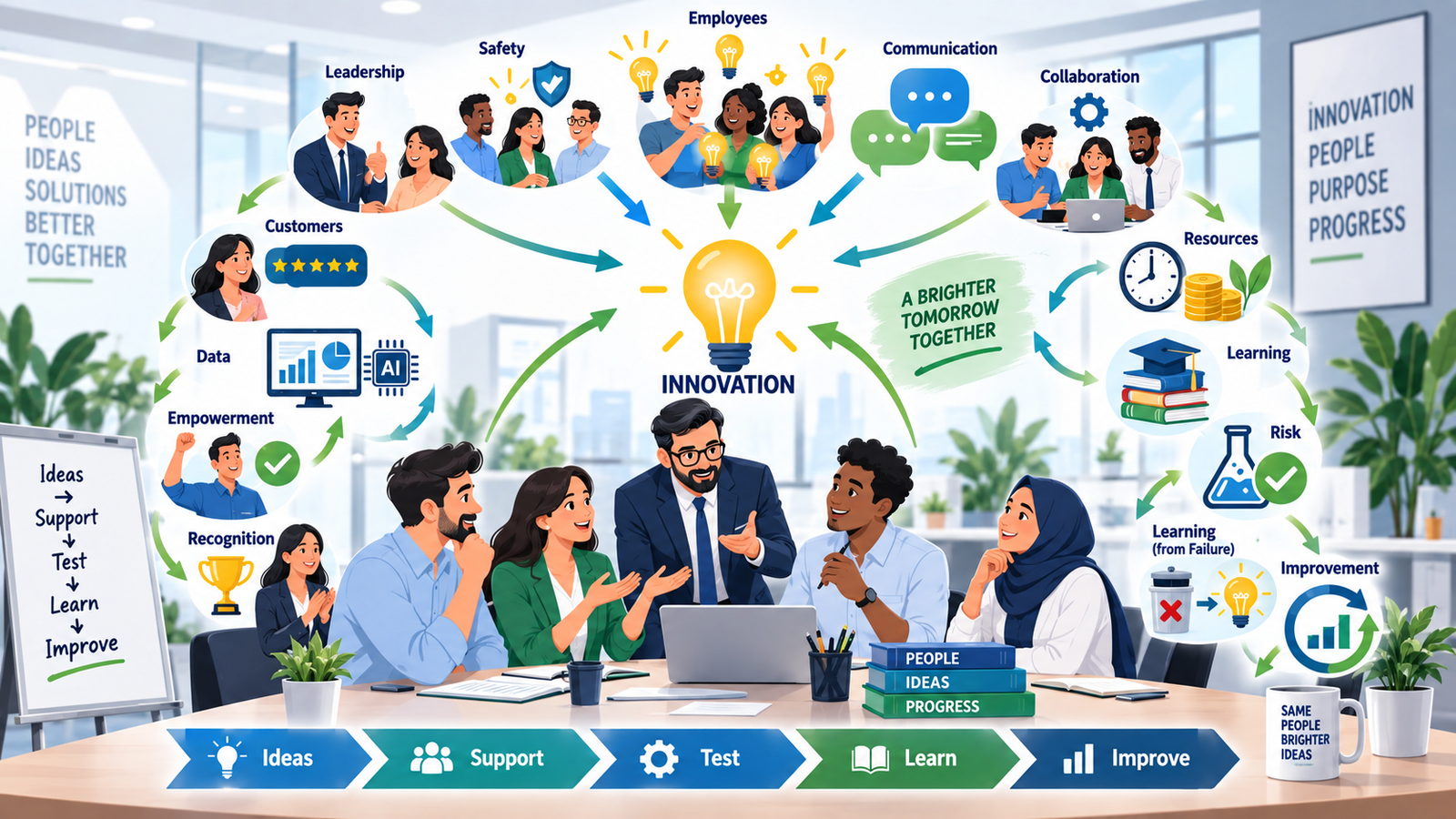 Collaborative Innovation Culture Infographic