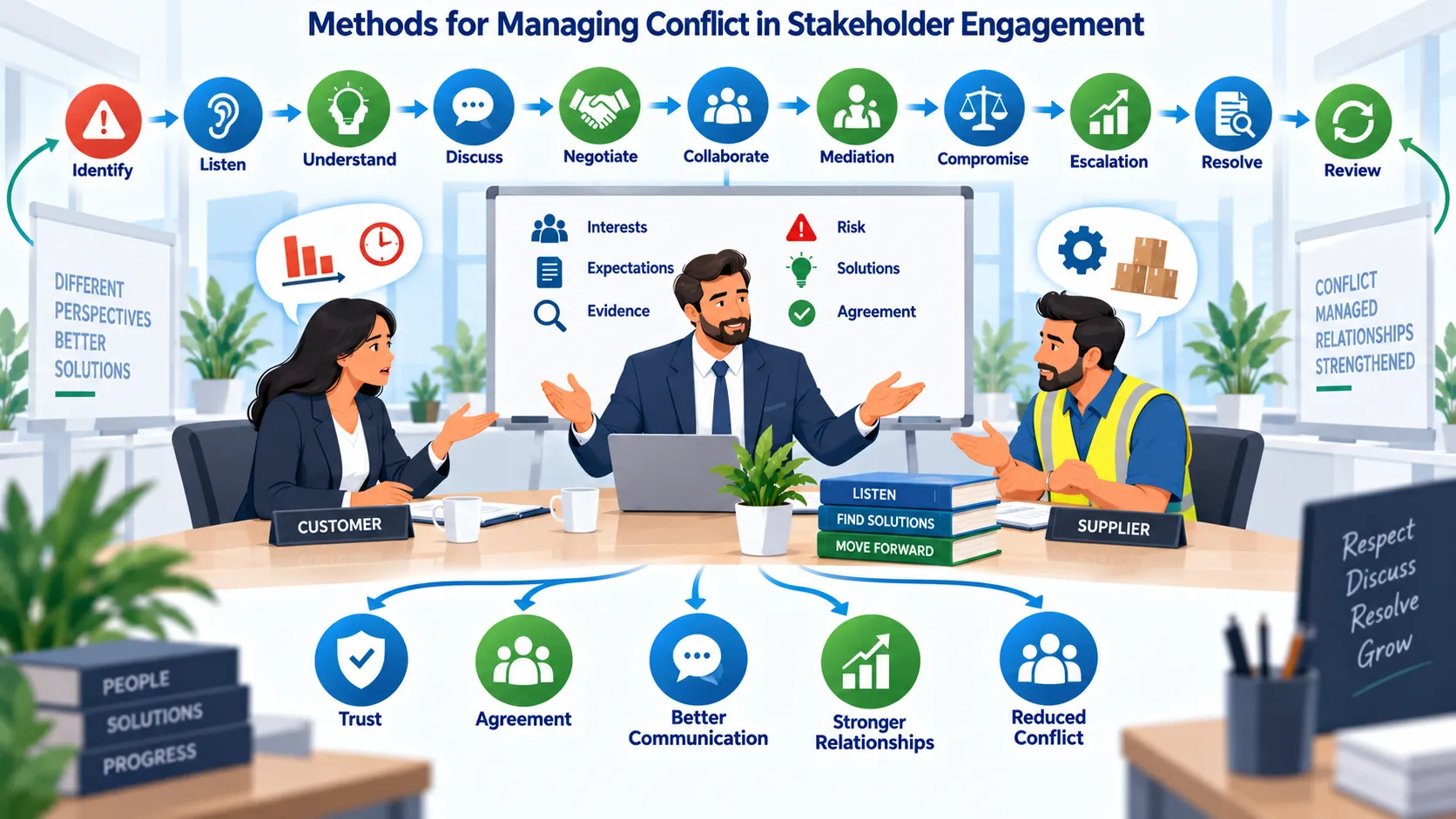 Conflict Management Stakeholder Workflow