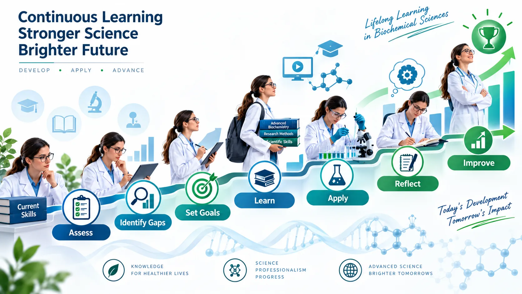 Continuous Learning Stronger Science