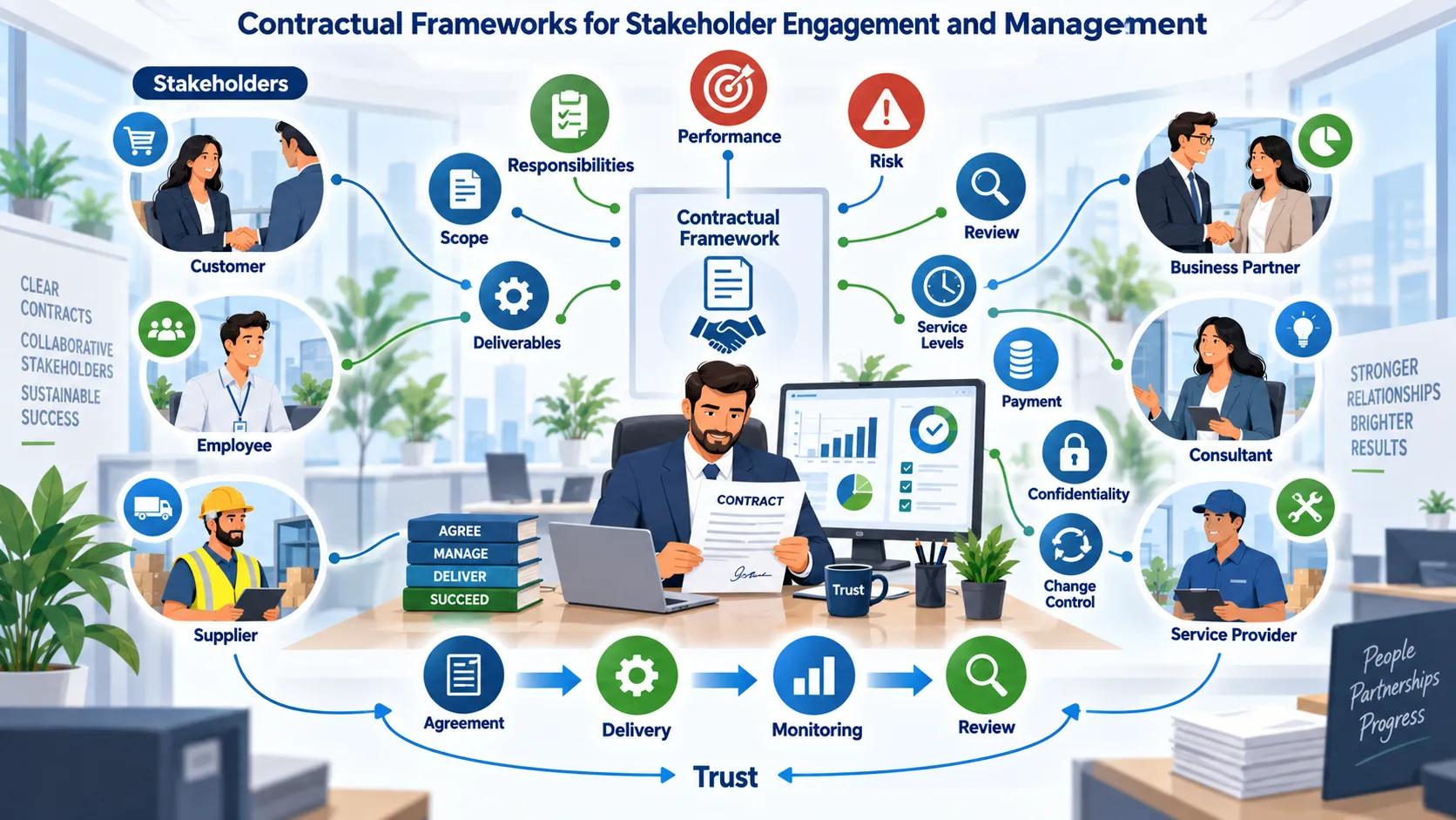 Contractual Framework Stakeholder Network