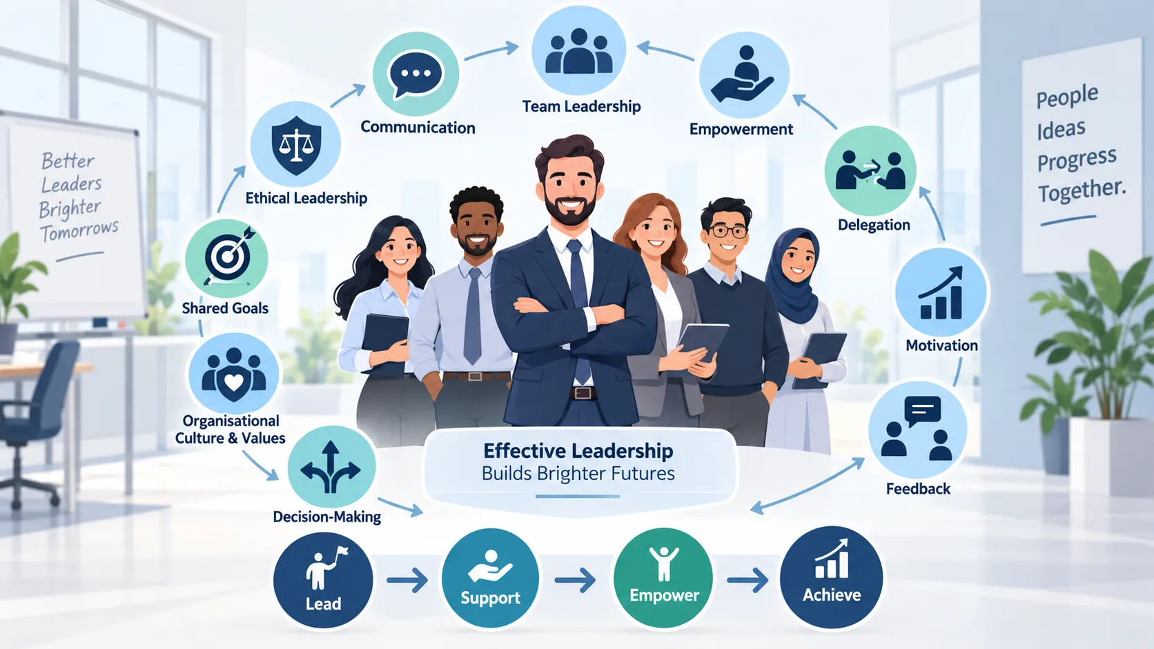 Lesson no 1 : Understand leadership practice in an organisation 1 Effective Leadership Builds Brighter Futures