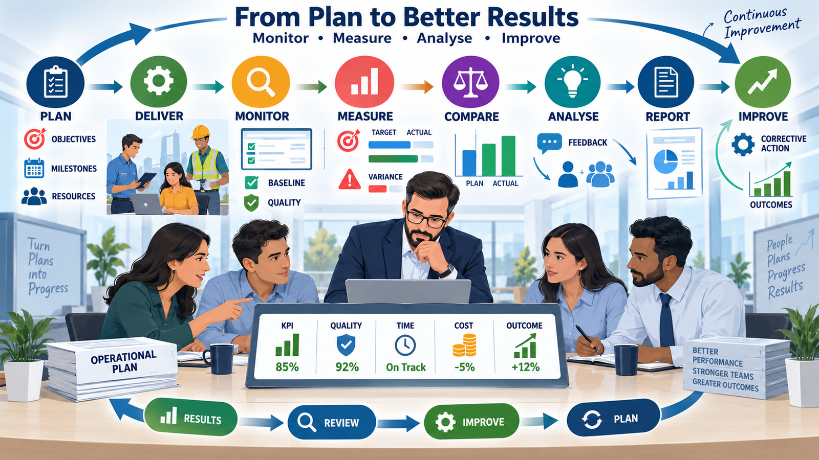 From Plan to Better Results