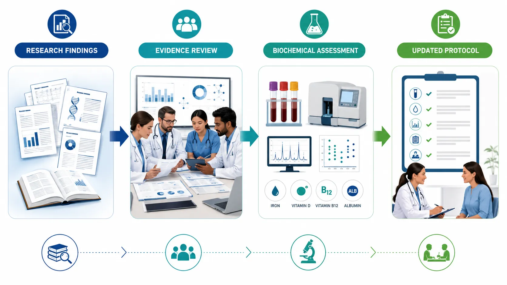 Lesson no 4 : Critically evaluate current research in clinical nutrition. 2 From Research to Updated Protocol
