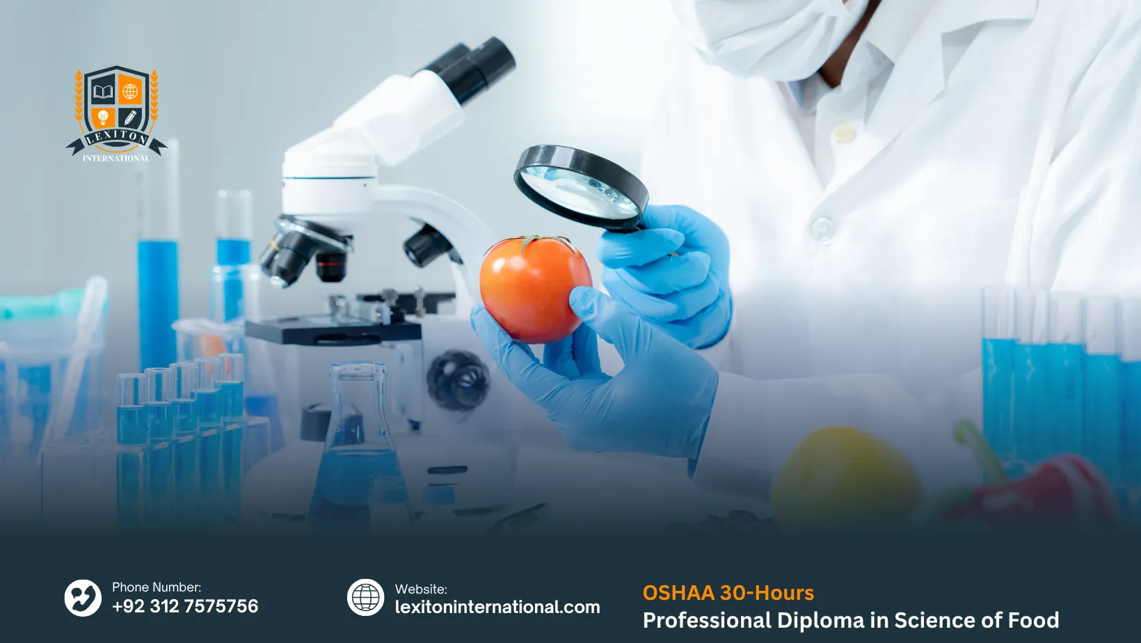 OSHAA 30-Hours Professional Diploma in Science of Food 1 OSHAA 30-Hours Professional Diploma in Science of Food