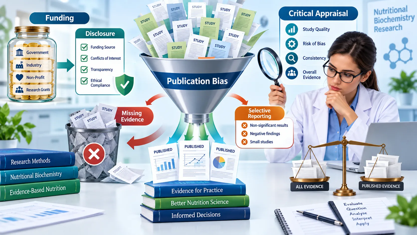 Lesson no 3 : Critically appraise scientific literature and research methodologies. 5 Publication Bias in Nutrition Research