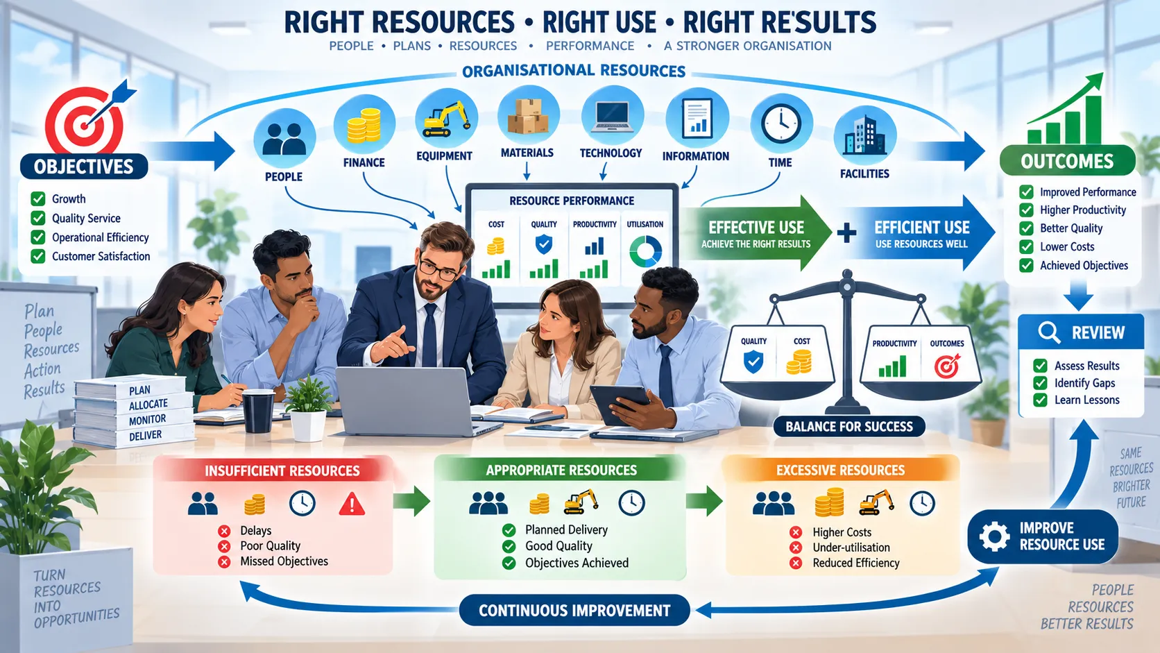 Resource Management for Better Results