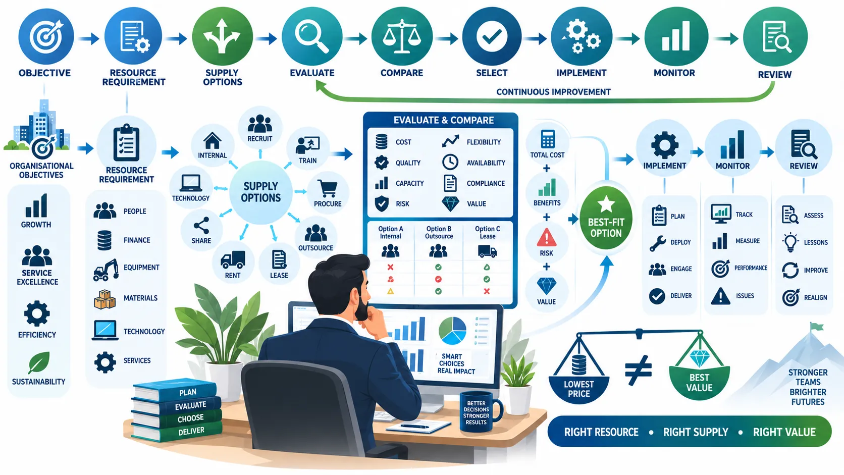 Resource Procurement Decision Flow