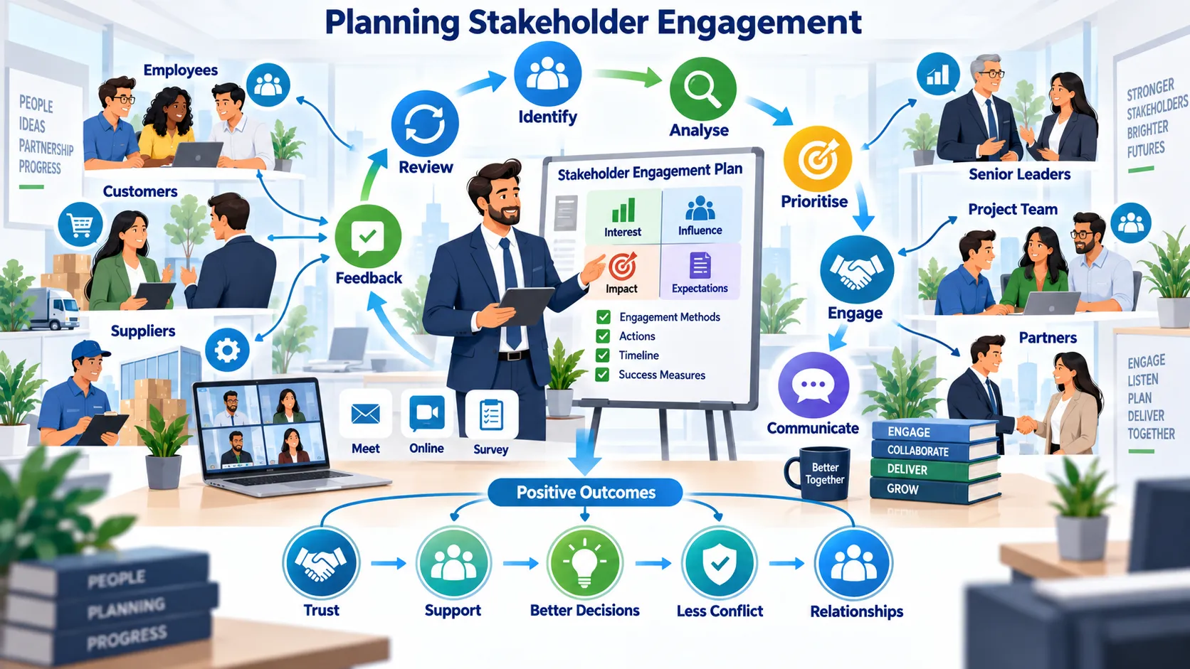 Stakeholder Engagement Planning Infographic