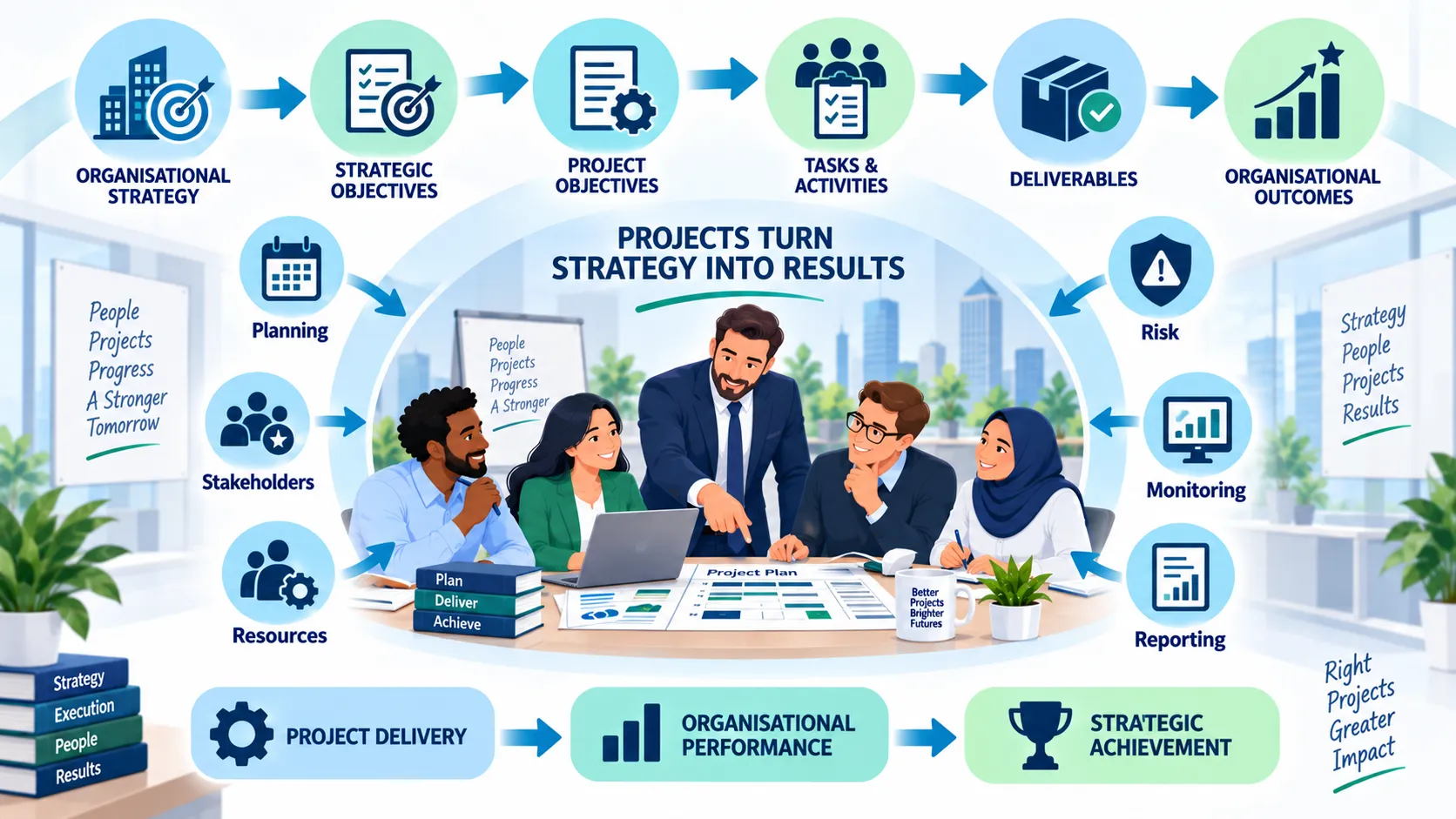 Strategy to Results Infographic