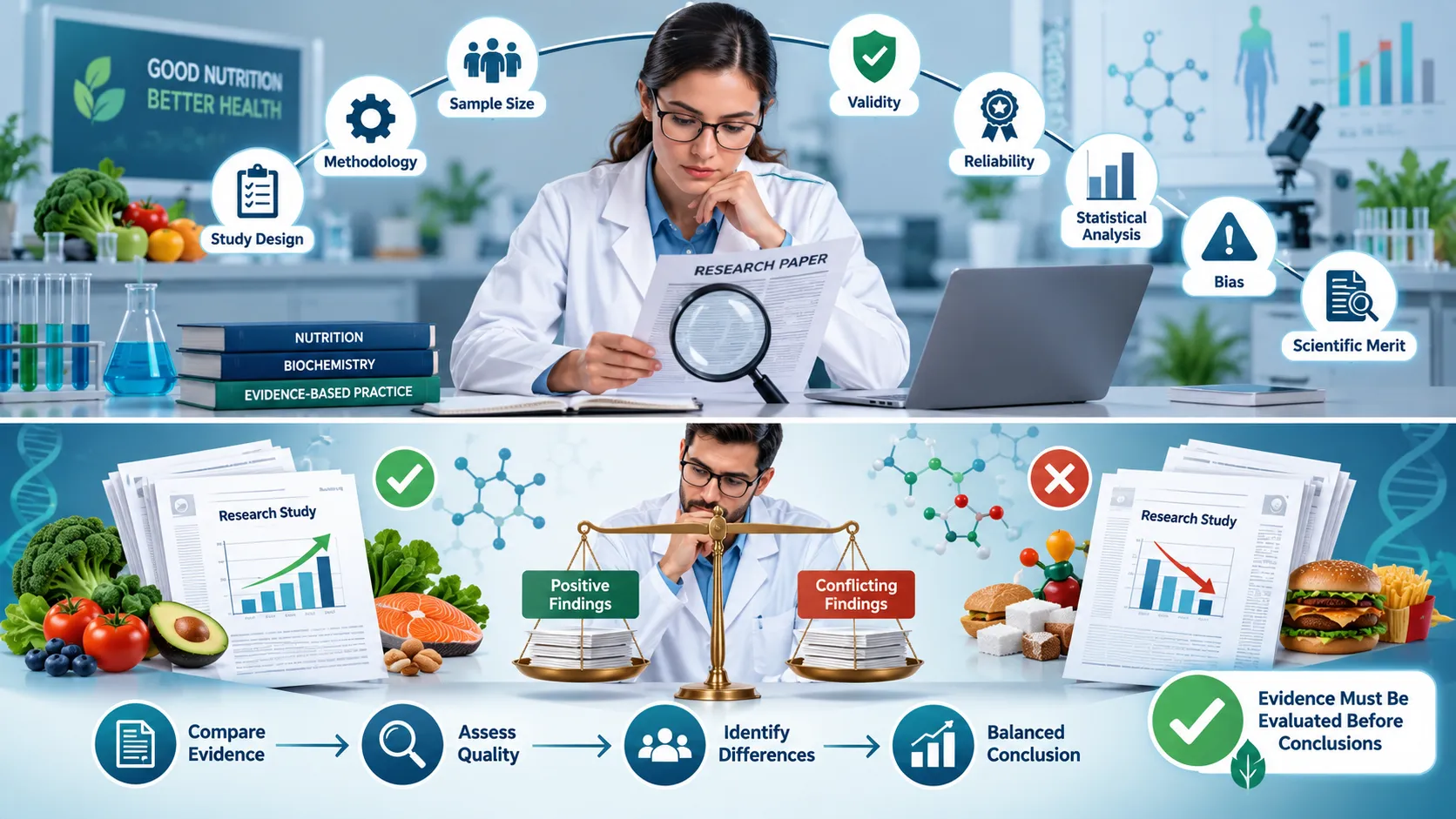 Lesson no 3 : Critically appraise scientific literature and research methodologies. 2 Weighing Conflicting Nutrition Evidence