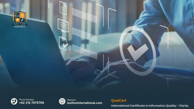 QualCert International Certificate in Information Quality – Clarity